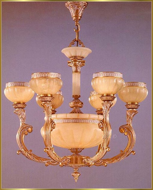 Alabaster Chandeliers Model: RL 1465-70